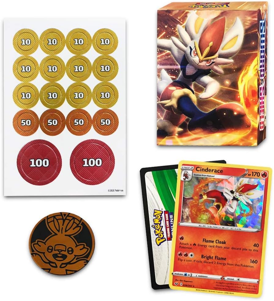 Pokemon TCG: Sword & Shield Theme Deck Featuring Cinderace