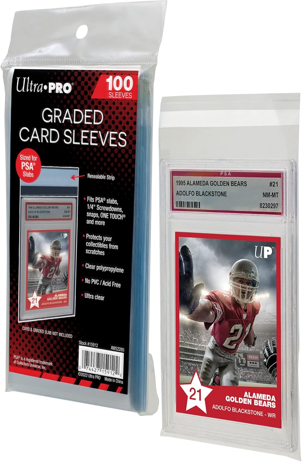 Ultra Pro Card Supplies PSA Graded Standard Card Sleeves [100 Count]