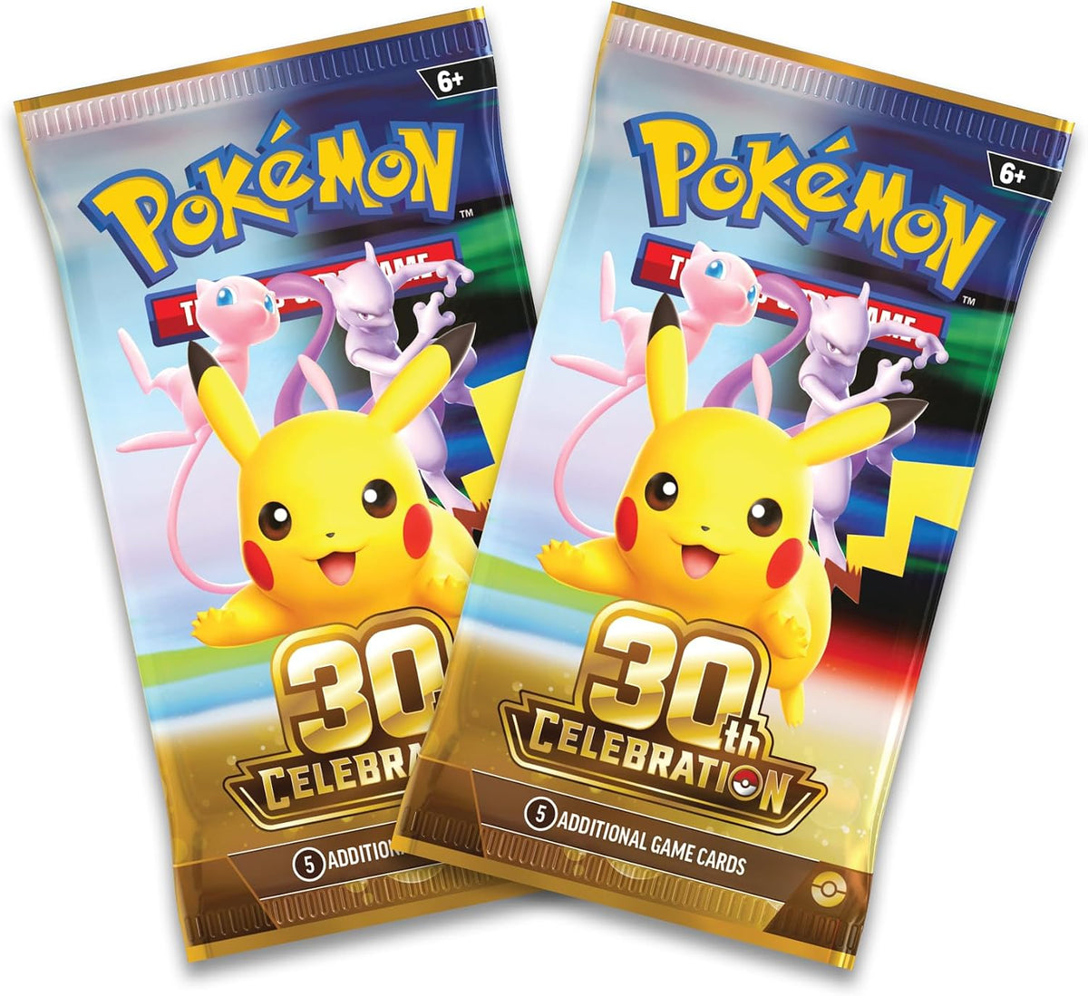 Pokémon TCG: 30th Celebration Mini Tin Espeon & Meowth (1 Sticker, 1 Photo Card and 2 Boosters)