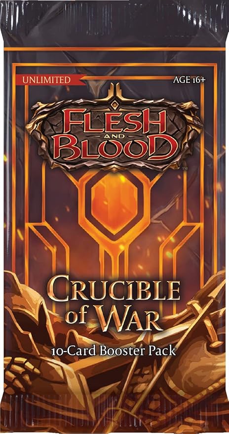 Flesh & Blood TCG: Crucible of War Unlimited Ed - Booster PacK