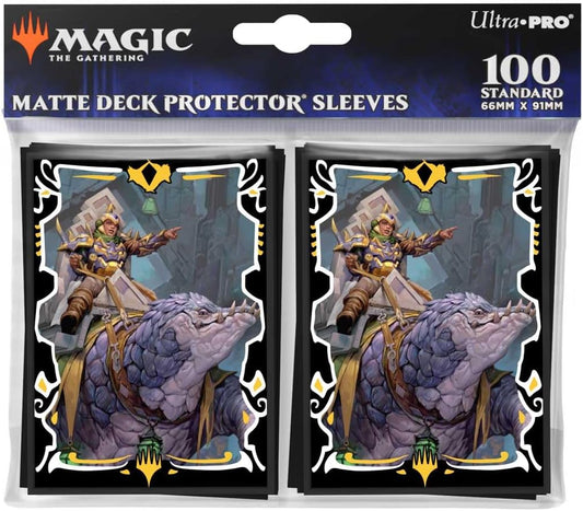 Ultra PRO - Tarkir Dragonstorm Felothar The Steadfast (Abzan Armor Commander Deck) 100ct Deck Protector Sleeves for Magic: The Gathering | Magic Gathering Accessories MTG Card Protection TCG Sleeves