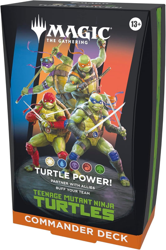 Magic: The Gathering Teenage Mutant Ninja Turtles - Commander Deck - Turtle Power! - Presale Ships 03/06/2026