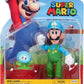 SUPER MARIO World of Nintendo 4" Ice Luigi Figure