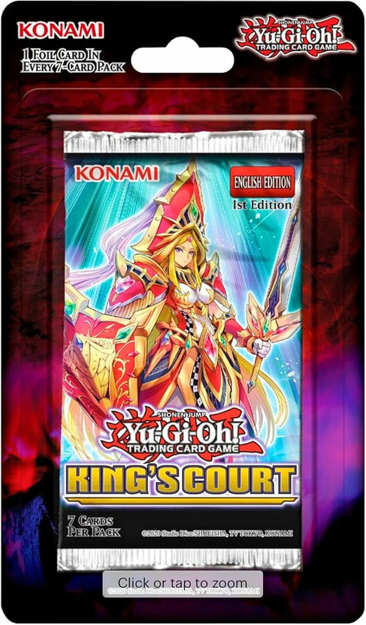 Yu-Gi-Oh! King's Court Booster Blister Booster Pack (7 Cards)