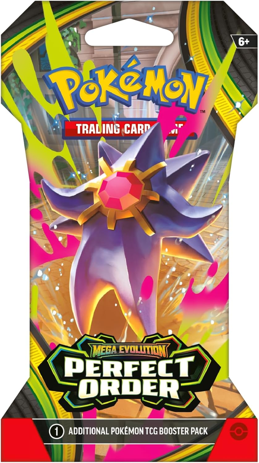 Pokemon TCG: Mega Evolution Perfect Order Sleeved Booster Pack Lot - 8 Packs