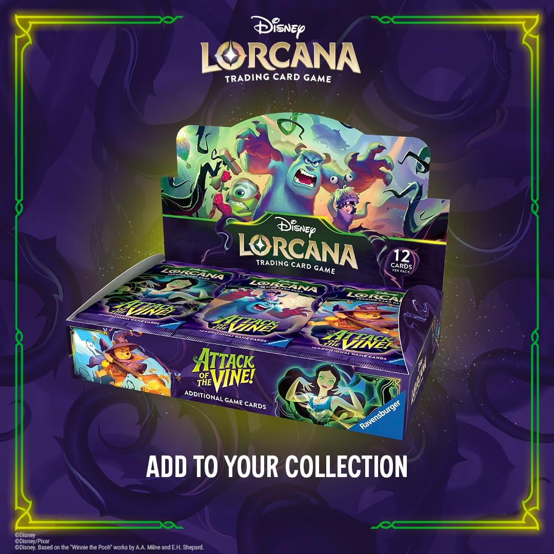 Ravensburger Disney Lorcana TCG: Attack of the Vine! Booster Pack Display - 24 Packs - Presale Ships 07/24/2026