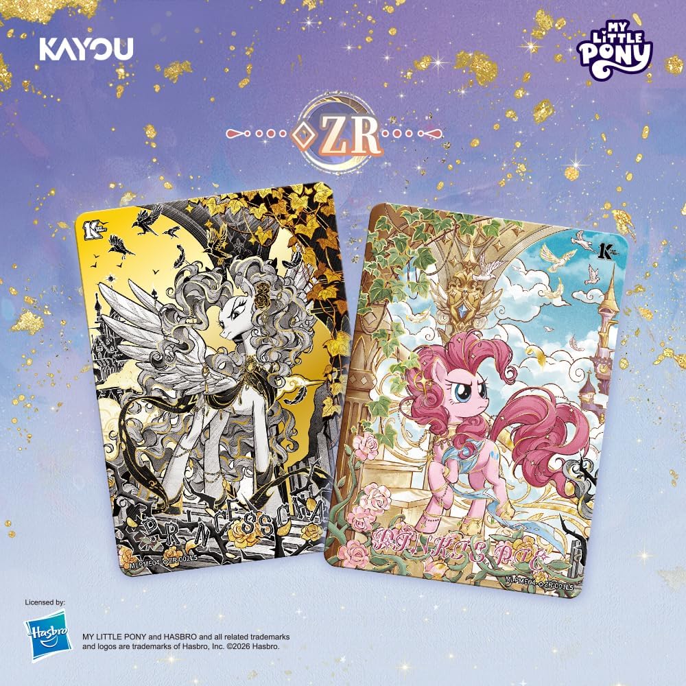 Kayou My Little Pony Friendship Eternal Moon Edition Series 4 Collectible Trading Card Box – Official Licensed Collectible Cards  Copy title