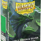 Dragon Shield Matte Dual Standard Size Card Sleeves 100ct - Apple Green & Silver