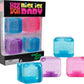 Schylling NeeDoh Nice Ice Baby 4 Pack - Sensory Squeeze Toy - 1.5" Cube - Colors May Vary