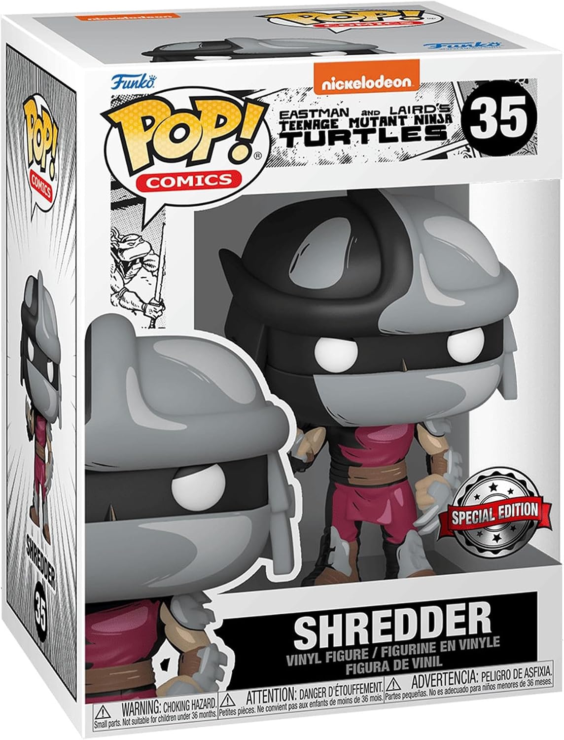 Funko Pop! Comics Teenage Mutant Ninja Turtles Shredder #35 — PX Previews Exclusive