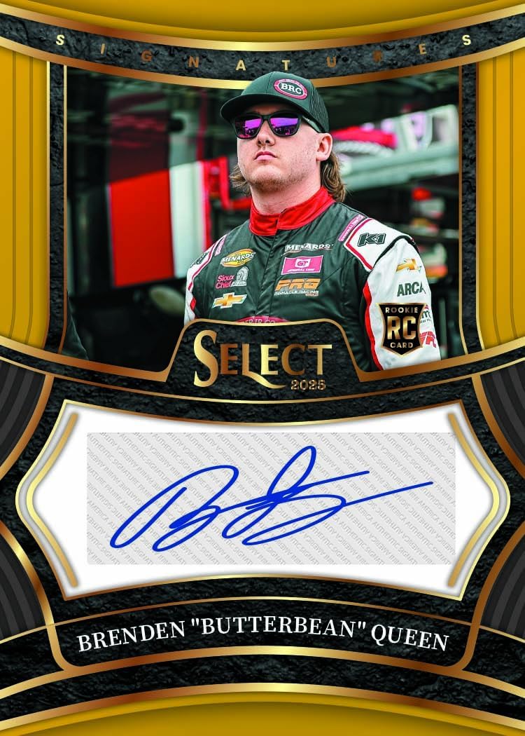 2025 Panini Select NASCAR Racing Hobby Trading Card Box (2 Autographs per Box!)