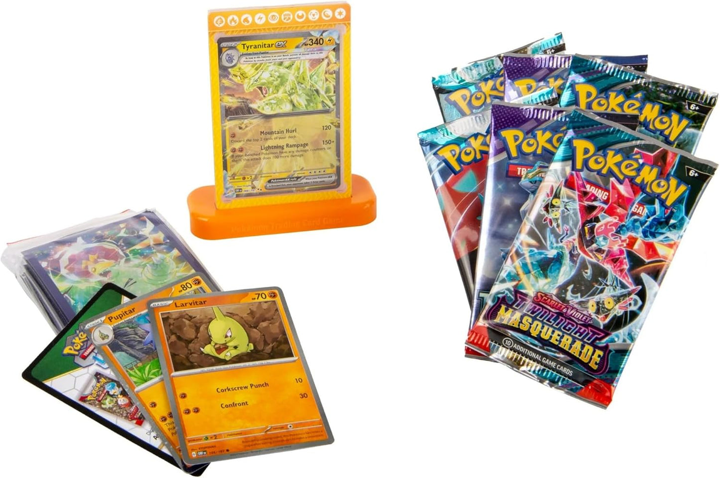 Pokemon TCG: Tyranitar Ex Premium Collection Box - 6 Packs, Promos