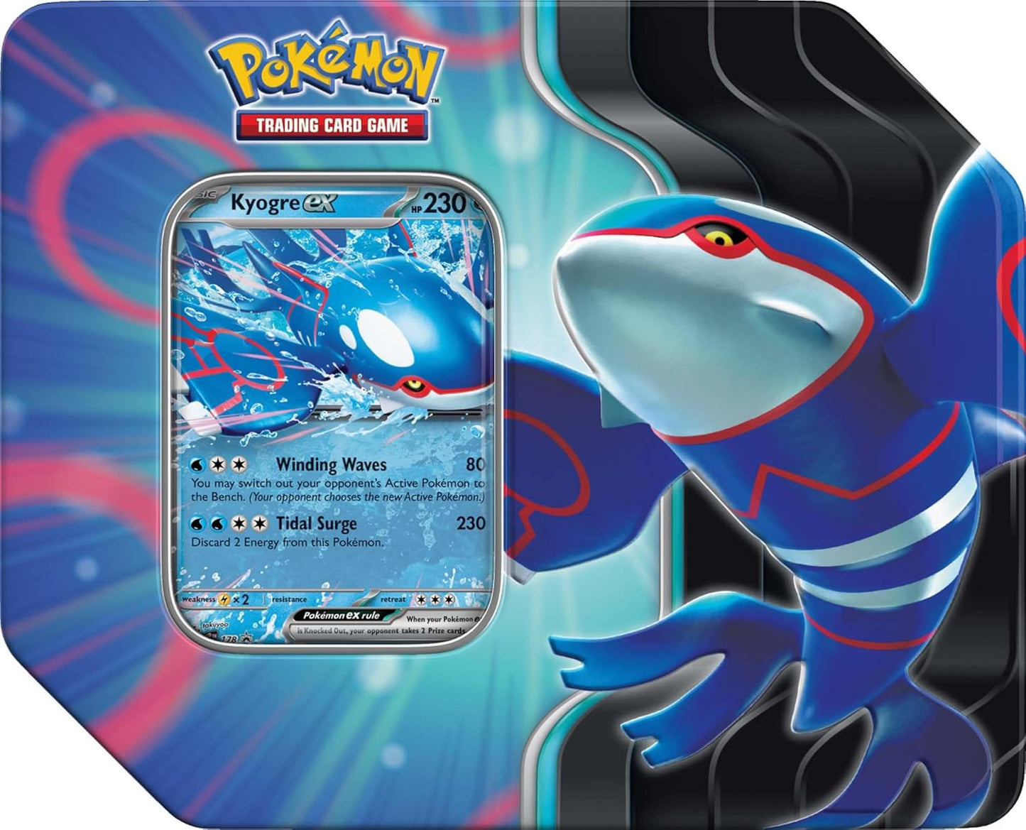 Pokemon TCG: Azure Legends Tin - 5 Packs (Random Tin)