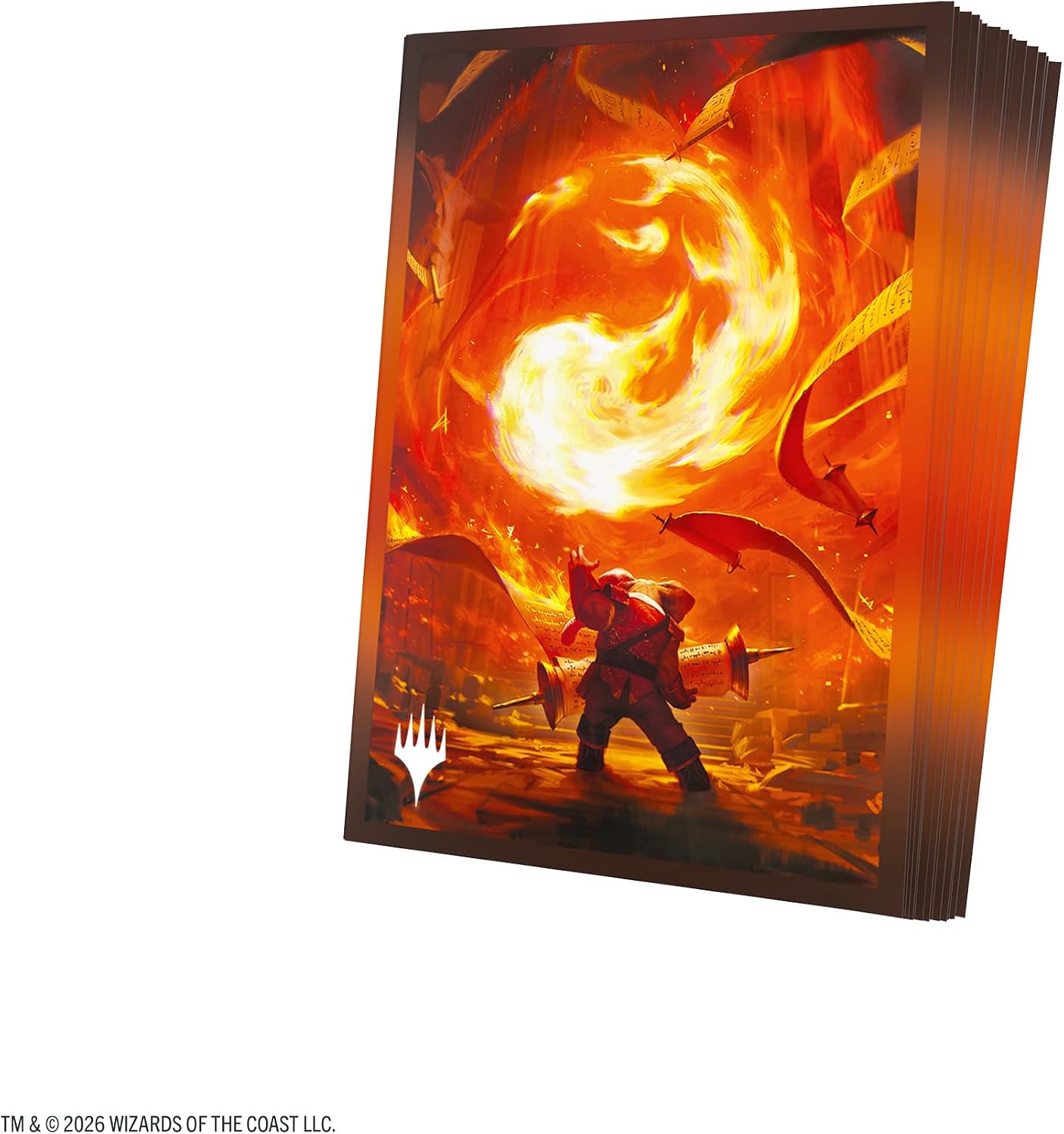 Gamegenic Magic: The Gathering Secrets of Strixhaven Premium Art Sleeves - 105 Matte Textured Card Sleeves with Full-Color Artwork, Tournament-Ready & Plastic-Free Packaging