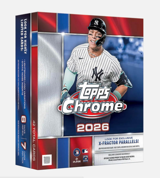 2026 Topps Chrome® Baseball - Mega Box