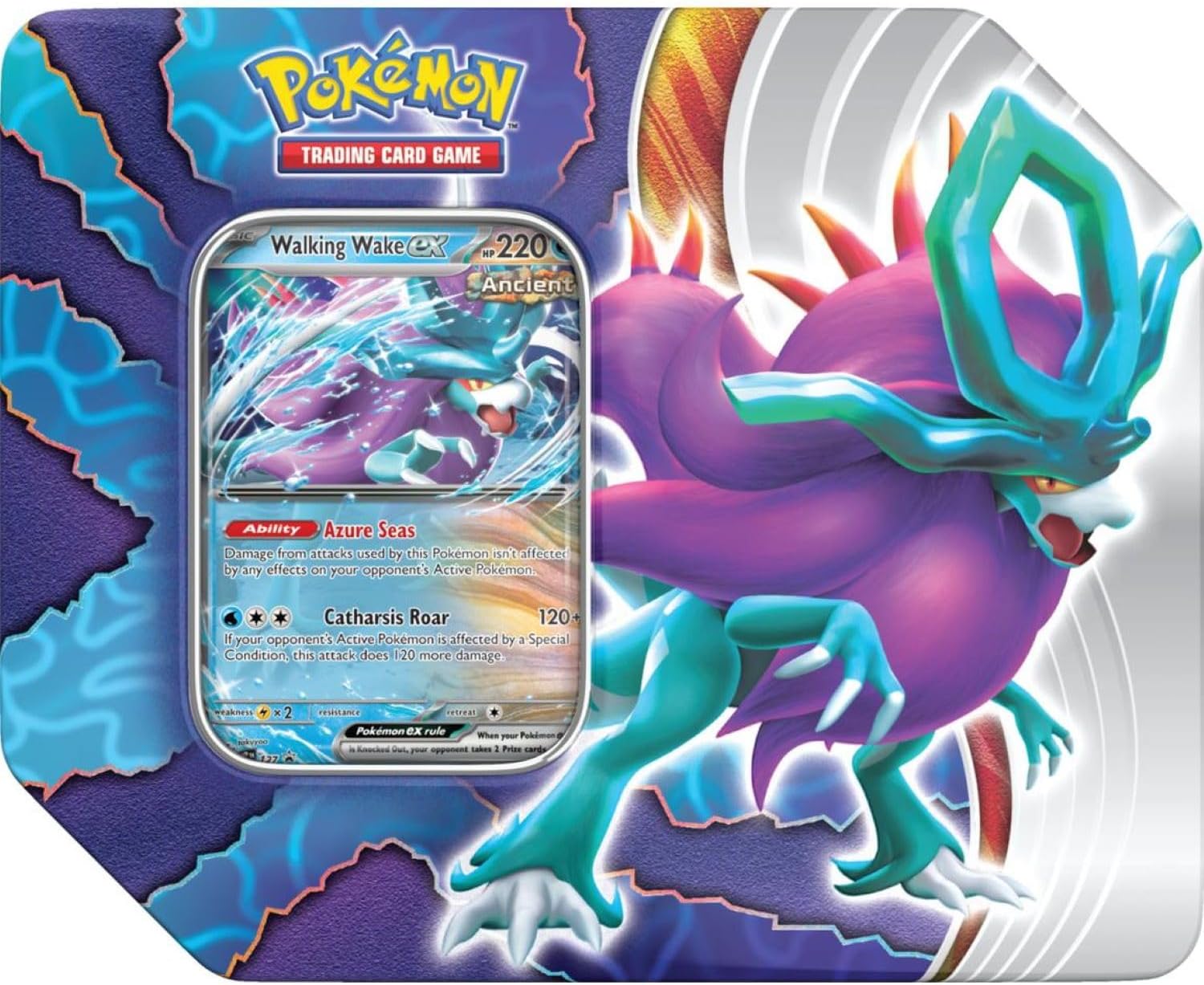walking wake pokemon card Paradox Drive (B3a) #53 Limitless TCG Pocket Database RarityRare Hit Points130 HP Water Aurora Gain (20 Heal 20 damage from this Pokmon.) Water Pokemon Card Walking Wake sv5K
