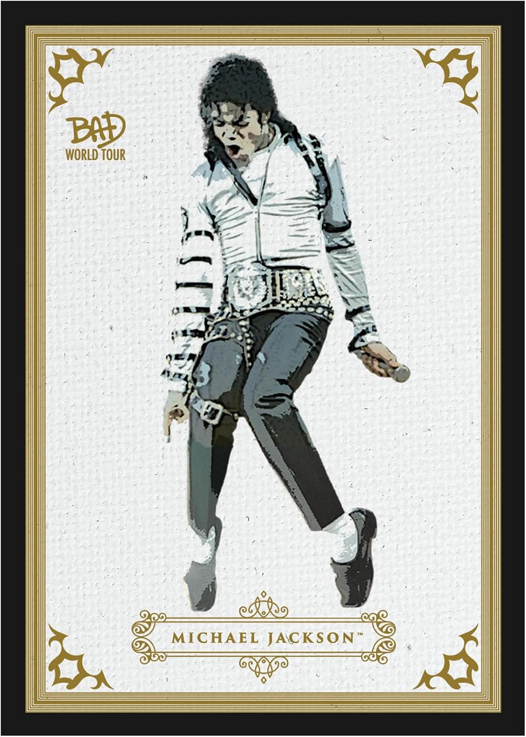 Michael Jackson Bad World Tour Keepsake Premiere Hobby Box: 16 Packs, Chase Rare 1/1 Cut Signature and Authentic Tour-Worn Glove Relics, 300+ Card Set