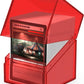 Ultimate Guard Boulder 100+ Clear, Deck Case for 100 Double-Sleeved TCG Cards, Ruby, Secure & Durable Storage for Trading Card Games, Transparent