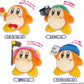 SAN-EI KP67 Kirby All Star Collection Waddle Dee Report Squad Voice (S) Plush Toy, W 5.9 x D 4.7 x H 6.3 inches (15 x 12 x 16 cm)