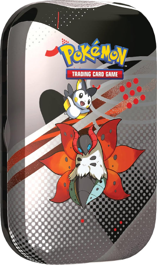 Pokemon TCG: Unova Mini Tin - Volcarona & Emolga  (2 Booster Packs & 1 Sticker Card)