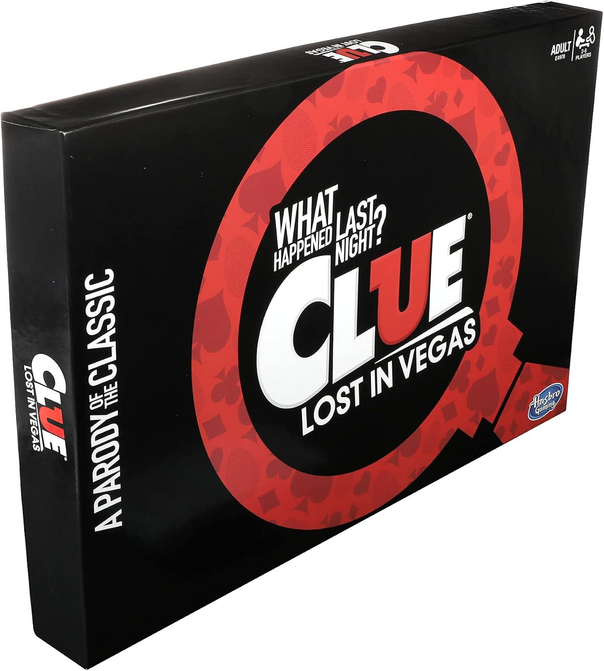 Hasbro Gaming Clue: What Happened Last Night? Lost in Vegas Board Game, Adult Mystery Party Game, 2-6 Players