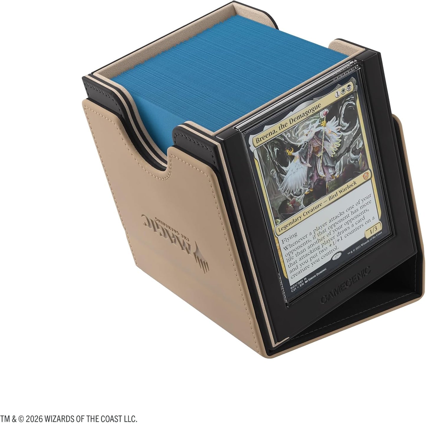 Gamegenic Magic: The Gathering Secrets of Strixhaven Sidekick PRO 100+ XL - Convertible Deck Box, Holds 100+ Double-Sleeved Cards, Sideloading Commander Display