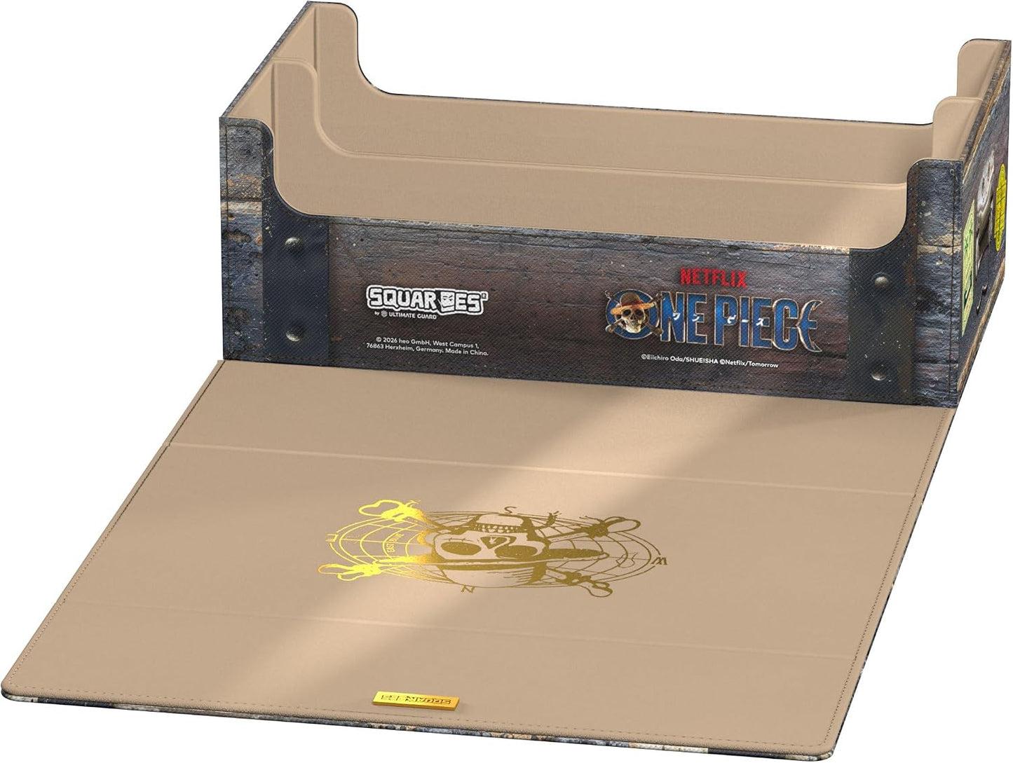 Ultimate Guard - Squaroes - Arkhive 800+ - One Piece - Collectors Case - Wooden Chest