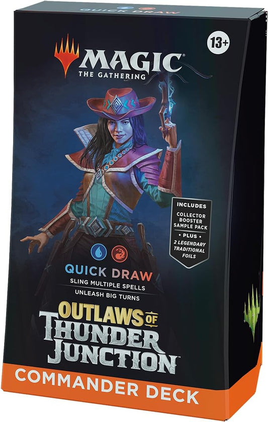 MAGIC THE GATHERING: OUTLAWS OF THUNDER JUNCTION COMMANDER DECK - QUICK DRAW