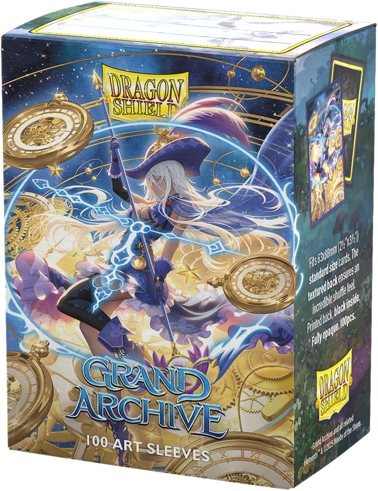 Dragon Shield | Grand Archive Matte Art Sleeves | 100 CT - Smooth & Tough Premium TCG Sleeves | Compatible with Pokemon, One Piece & Magic The Gathering | Chronowarp