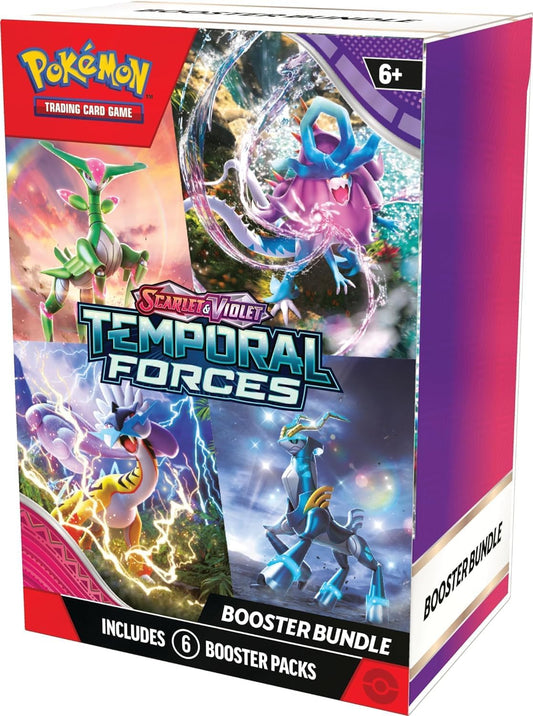 Pokemon TCG: Scarlet and Violet: Temporal Forces: Booster Bundle - 6 Packs