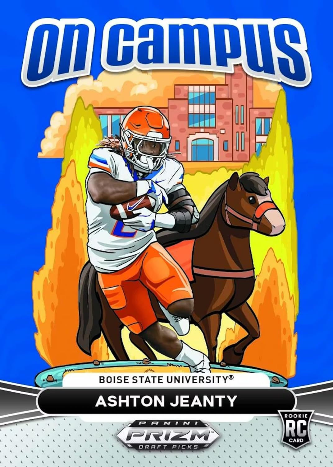 2025 Panini Prizm Draft Picks Football 6-Pack Hobby Blaster Trading Card Box (1 Silver Prizm Per Box)