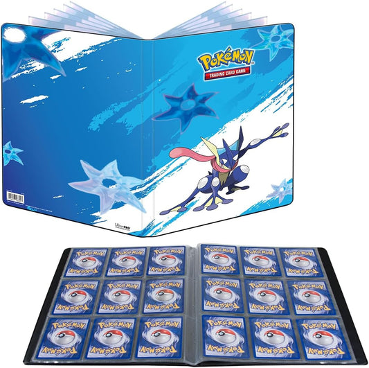 Ultra PRO Greninja 9-Pocket Portfolio for Pokemon Cards, Pokemon Card Binder & Magic The Gathering Organizer, Acid-Free Non-PVC Protection, Stores Up to 180 Cards, Made in USA