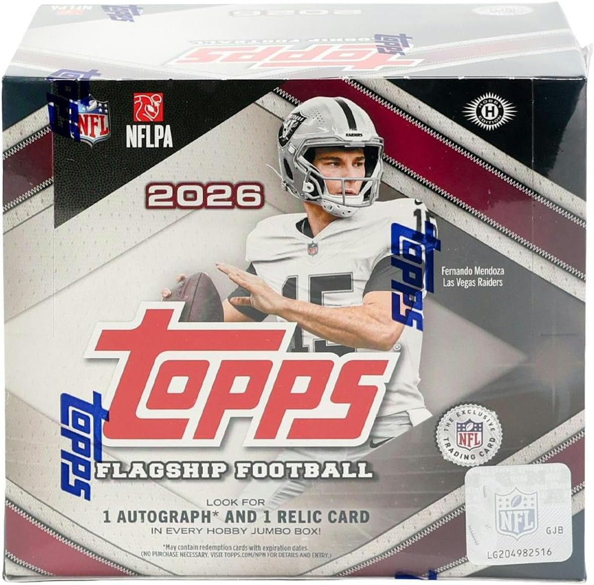 2026 Topps Flagship NFL Football Hobby Jumbo Box