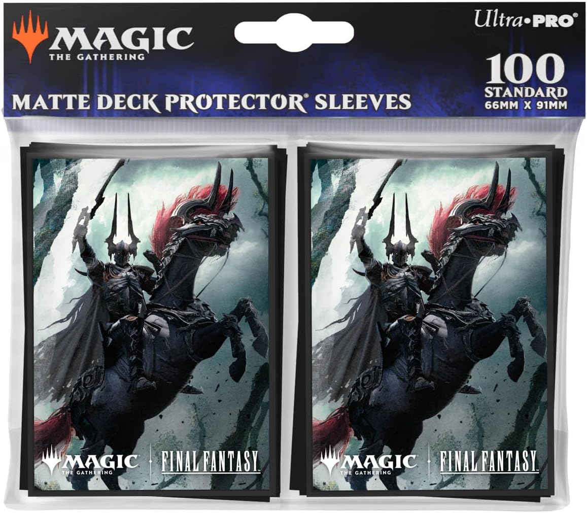 Ultra PRO - Final Fantasy x Universes Beyond Summon Primal Odin 100ct Deck Protector Sleeves for Magic: The Gathering | Trading Card Accessories, Collectible Card Game Gear, Final Fantasy Collectibles