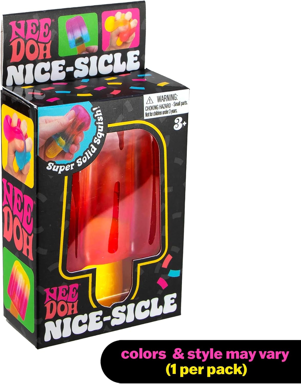 Schylling Needoh Nice-Sicle - Sensory Squeeze Toy - Colors May Vary