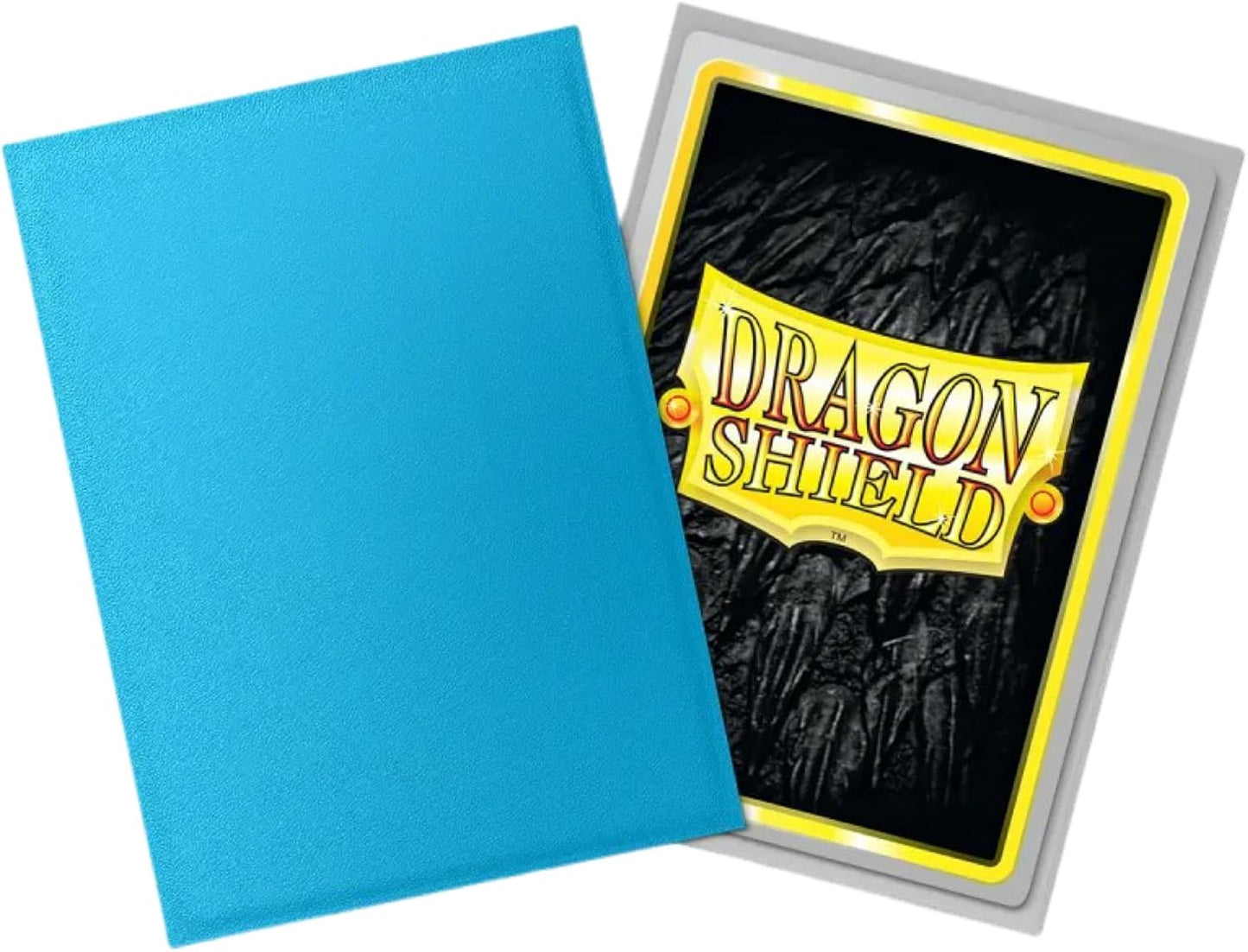 Dragon Shield Matte Dual Standard Size Card Sleeves 100ct - Sky Blue & Silver