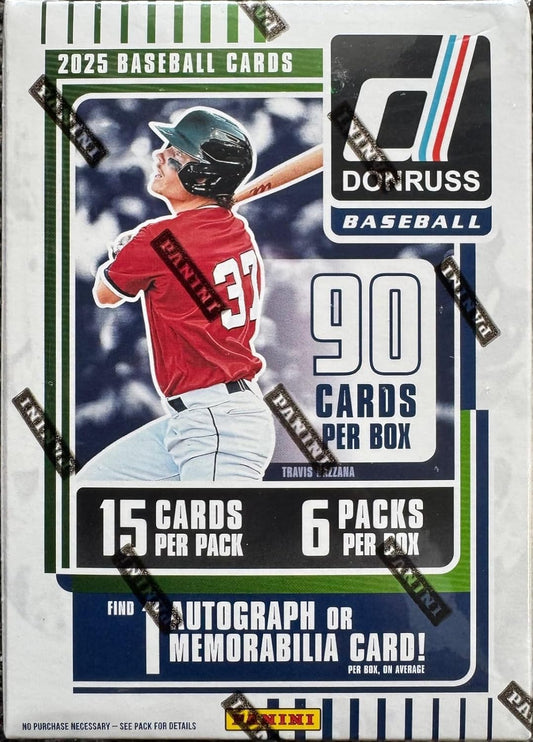 Panini 2025 Donruss Baseball trading Cards Blaster Box