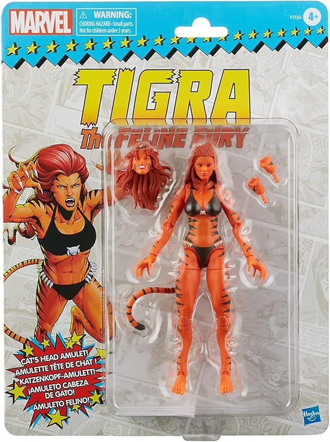 Marvel Legends Series Avengers 15-cm-Scale Marvel’s Tigra Figure, for Children Aged 4 and Up