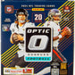 2024 Panini Donruss Optic Football Trading Card Hanger Box (Purple Scope Parallels)