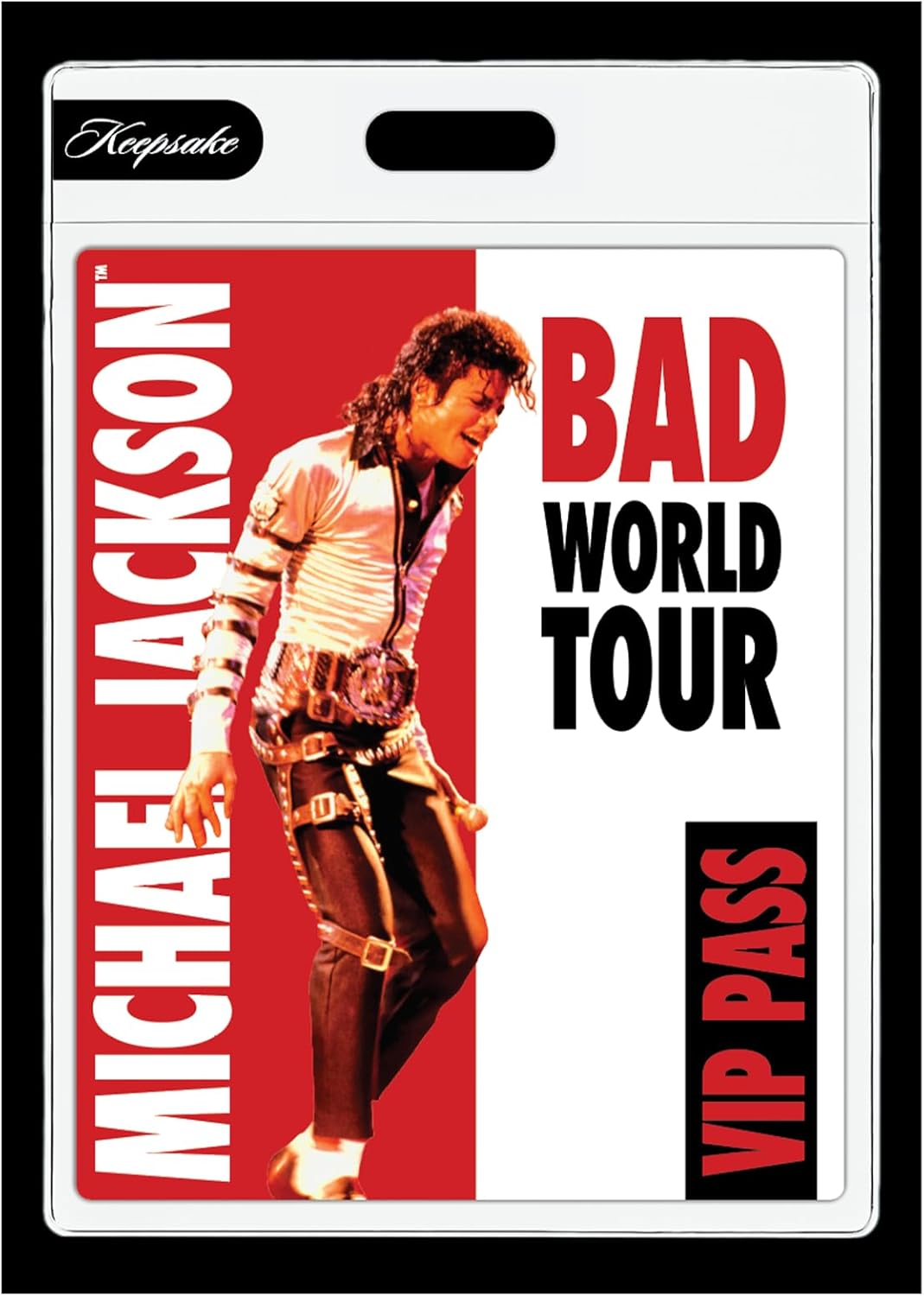 Michael Jackson Bad World Tour Keepsake Premiere Hobby Box: 16 Packs, Chase Rare 1/1 Cut Signature and Authentic Tour-Worn Glove Relics, 300+ Card Set