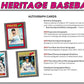 2026 Topps Heritage Baseball Series 64 Card Value Box Featuring Blaster Exclusive Dark Green and Pink Sparkle Parallel Cards Plus a Chance for Relics and Autographs