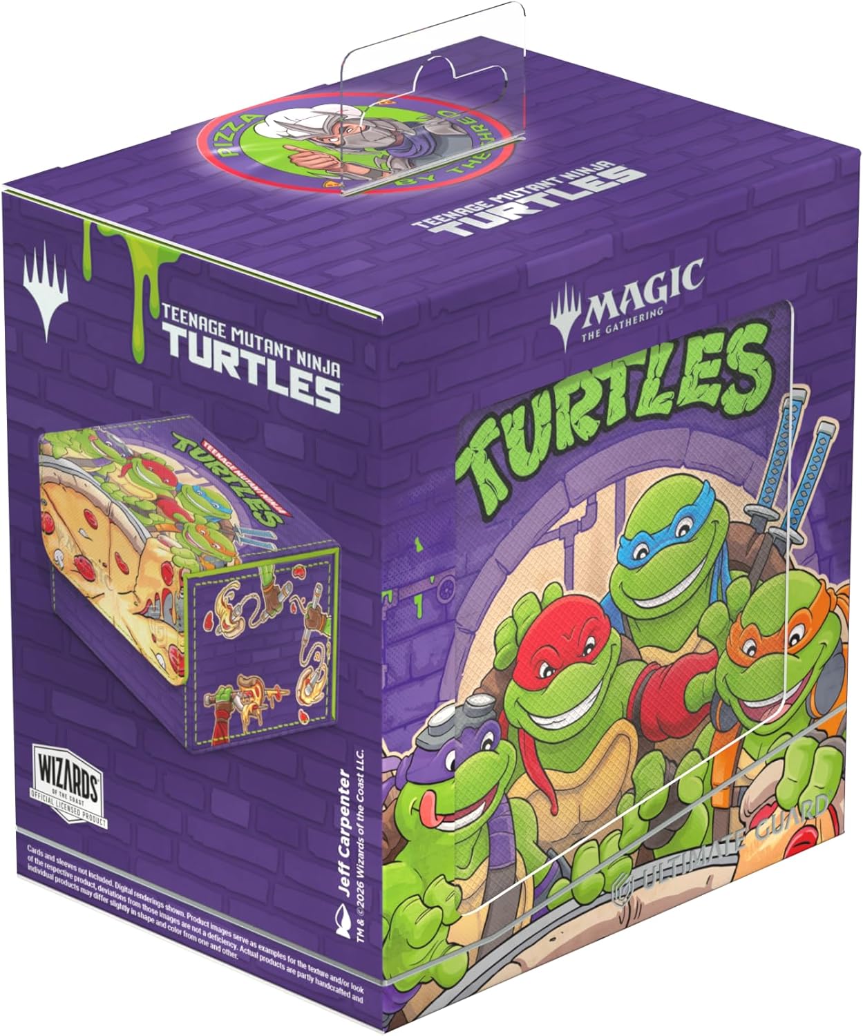 Ultimate Guard - Sidewinder 133+ Xenoskin - Magic: The Gathering Universes Beyond - Teenage Mutant Ninja Turtles - Pizza Box