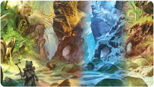 Ultra Pro - Magic The Gathering Bloomburrow Playmat Featuring Season Lands: Swamp (Four Seasons)