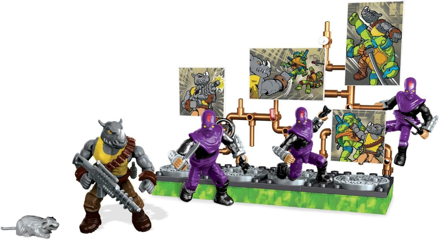 Mega Bloks TMNT Collectors Rocksteady Villain Pack