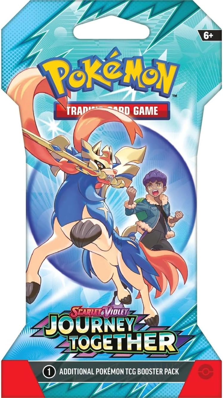 Pokemon TCG - Scarlet & Violet: Journey Together - 8 Booster Pack Lot - 80 Cards