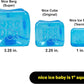 Schylling NeeDoh Nice Ice Baby 4 Pack - Sensory Squeeze Toy - 1.5" Cube - Colors May Vary