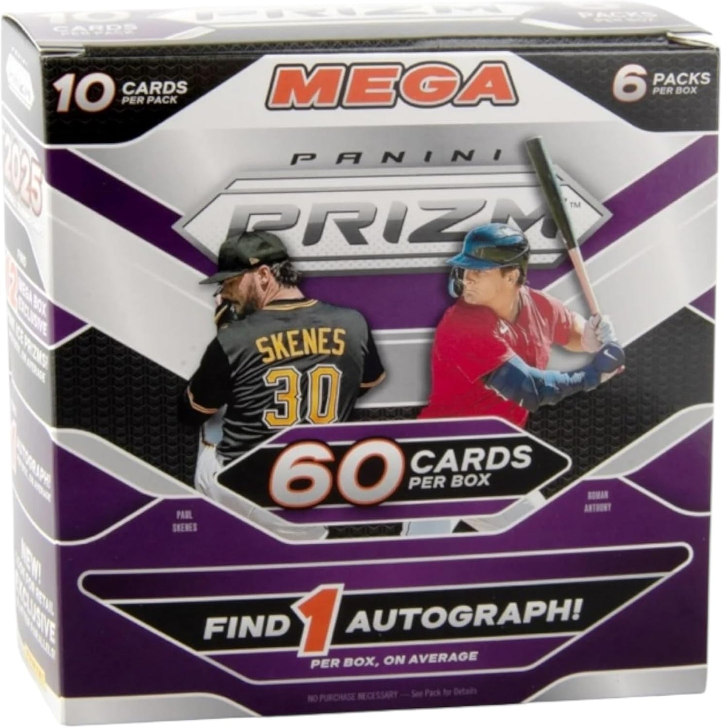 Panini 2025 Prizm Baseball Mega Box (Pink Ice Prizms)