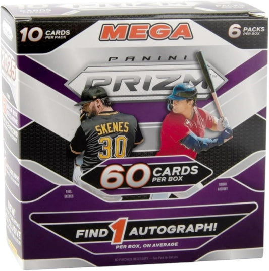 Panini 2025 Prizm Baseball Mega Box (Pink Ice Prizms)