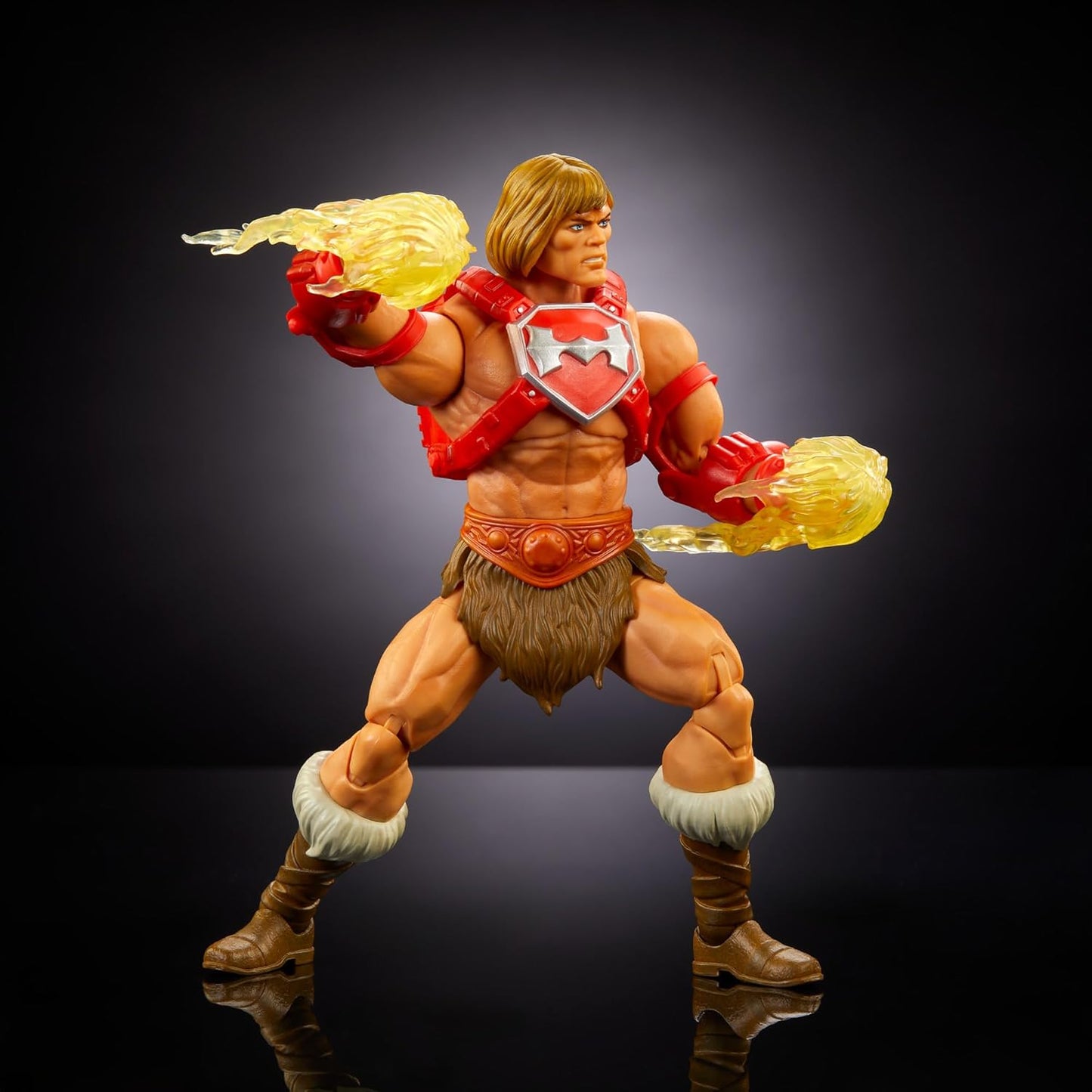 Masters of The Universe Masterverse New Eternia Action Figure & Accessories, Thunder Punch Deluxe Motu Collectible with 30 Articulations, 7-inch