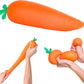 Toymendous Squishy Carrot – Jumbo 11.5 Inch Squishy Vegetable | Giant Stress Relief Toy | Fidget Sensory Food Fun for Kids, Teens & Adults
